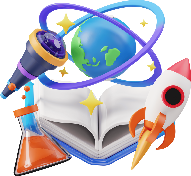 Science Planet Book 3d Icon